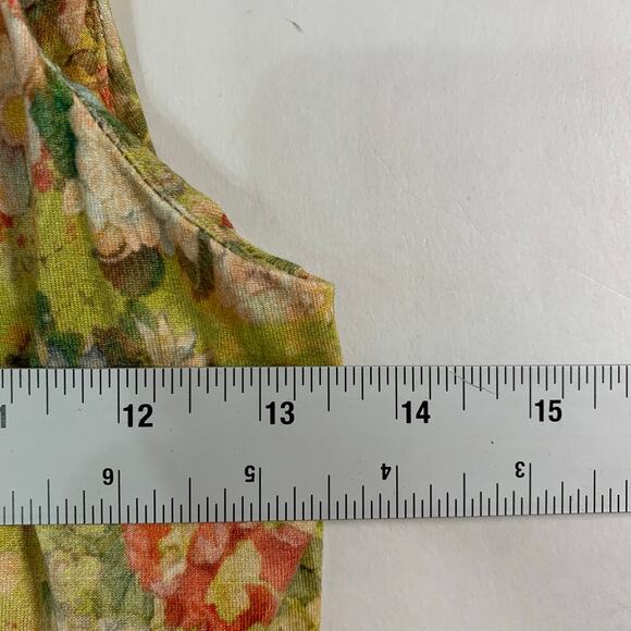 Peruvian Connection XS Womens St Barth Maxi Dress Tank Sleeveless Floral - Picture 6 of 10